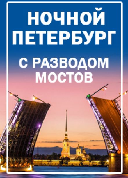 Ночной Петербург (автобус и теплоход)