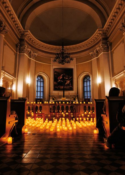 Иоганн Себастьян Бах в сиянии свечей