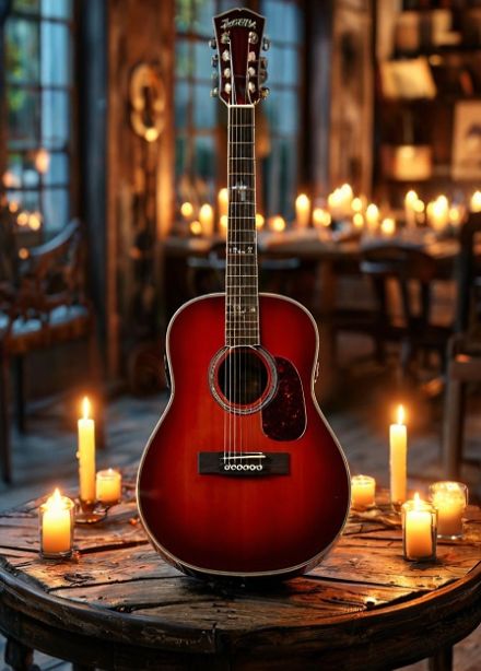 Шедевры классики на гитаре при свечах.