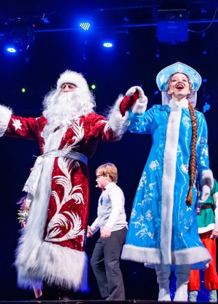 Новогодние приключения Маши и Вити. (Музыкально-драматический театр Синяя птица )