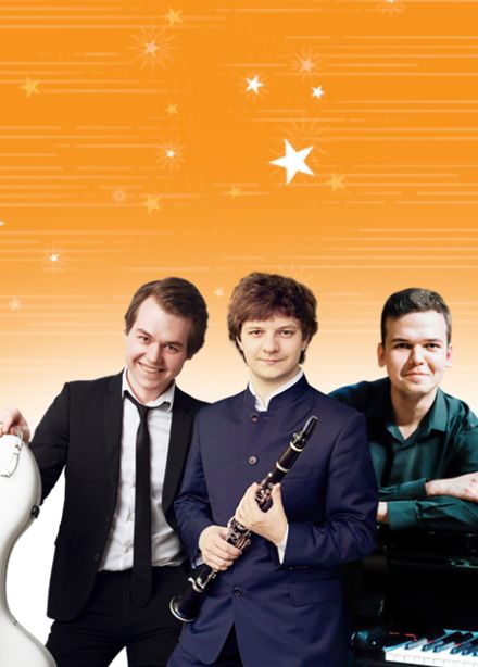 «Музыка звёзд» Дома музыки. Никита Лютиков (кларнет), Василий Степанов (виолончель), Тимофей Владимиров (фортепиано)