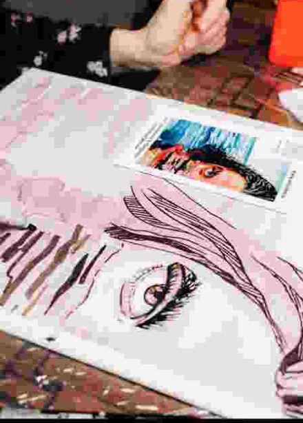 Арт-вечеринка Artvibes. Рисуем вином в ресторане "Сплетни by Anna Asti"