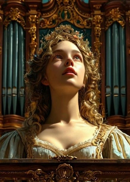 ОРГАН ПРИ СВЕЧАХ. AVE MARIA В СОБОРЕ