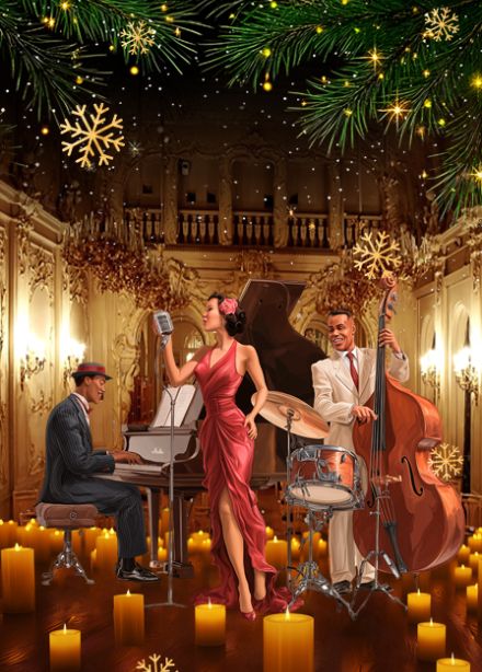 Рождественский джаз при свечах. Концерт с экскурсией по дворцу