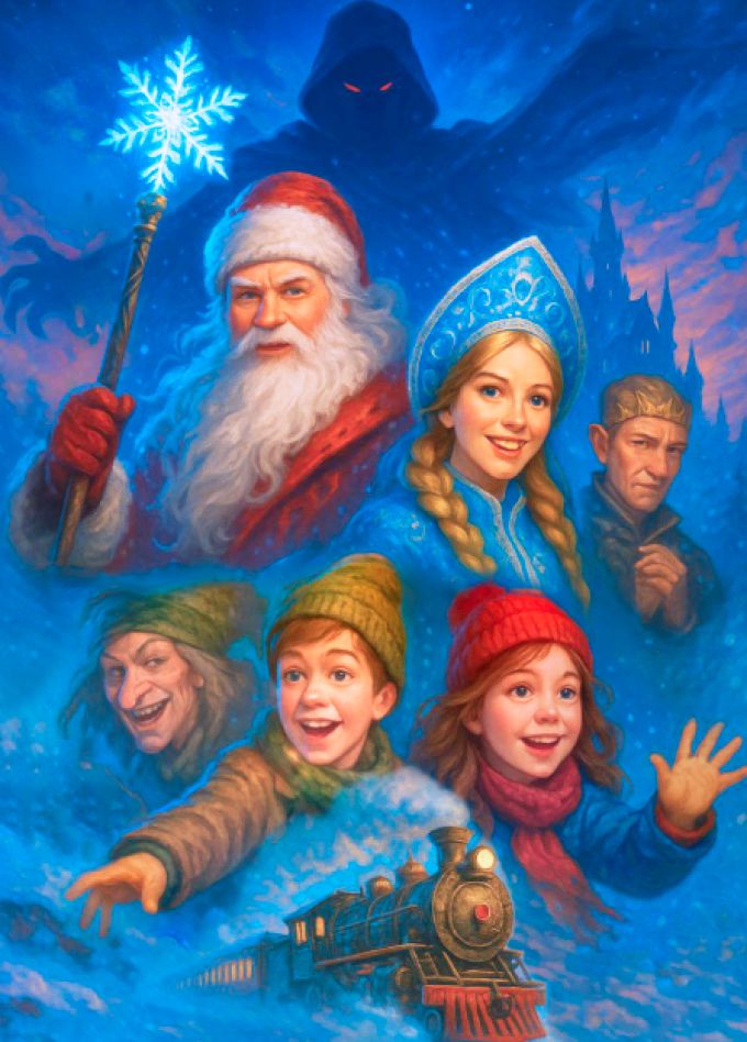 Новогоднее представление "Волшебная школа Деда Мороза"