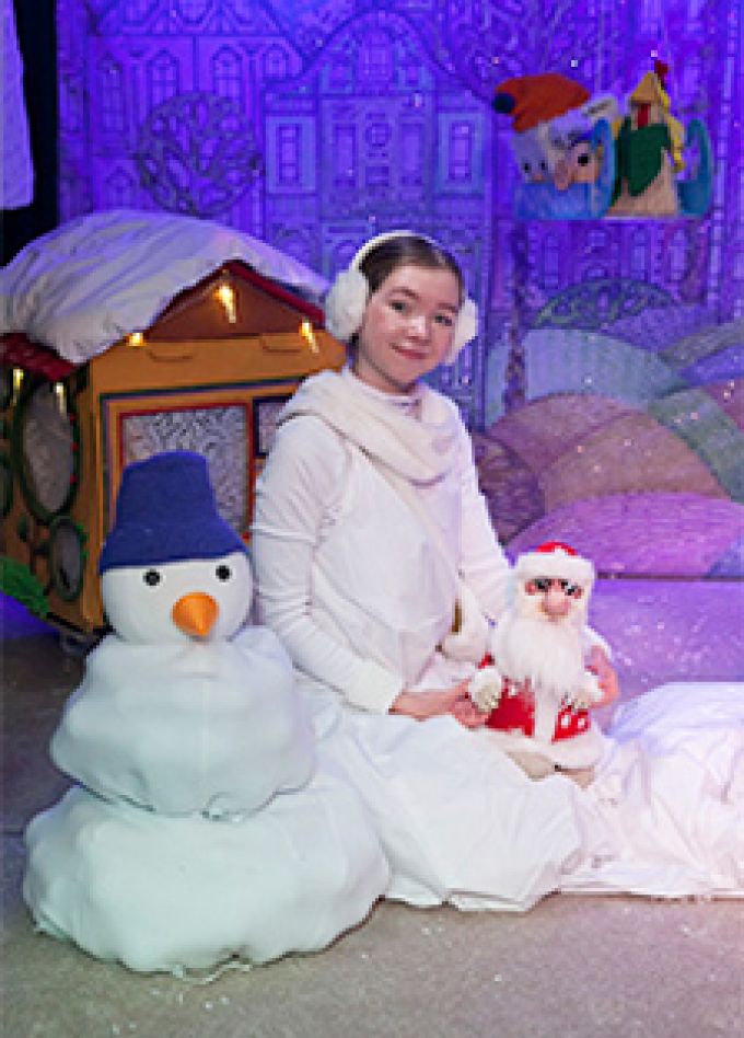 Бэби-спектакль "Шарик, кубик и друзья - Зимняя история"