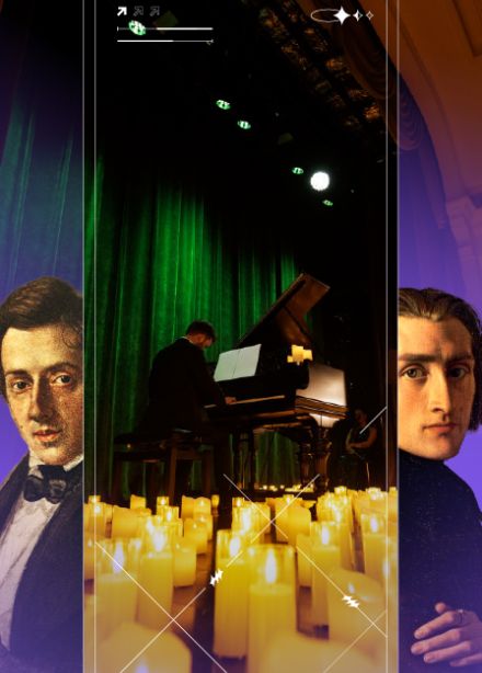 "Классика при свечах. Фредерик Шопен & Ференц Лист"